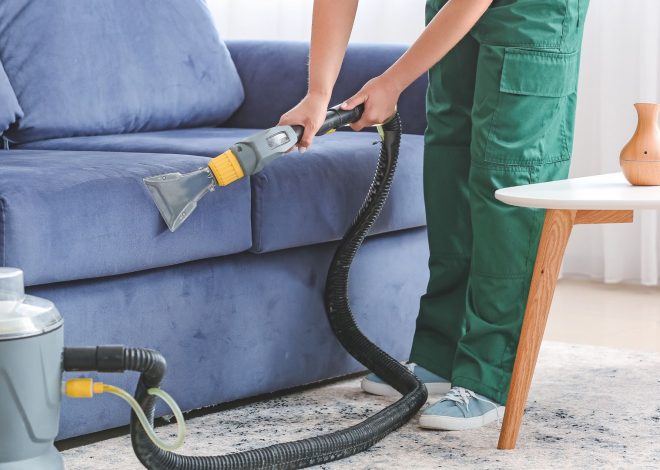 Revive Couch Appearance Using Professional Upholstery Cleaning For Residential Interiors